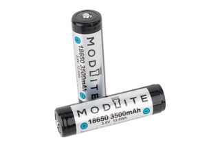 Modlite 18650 3500mAh Protected Button Top Batteries 2 per Pack